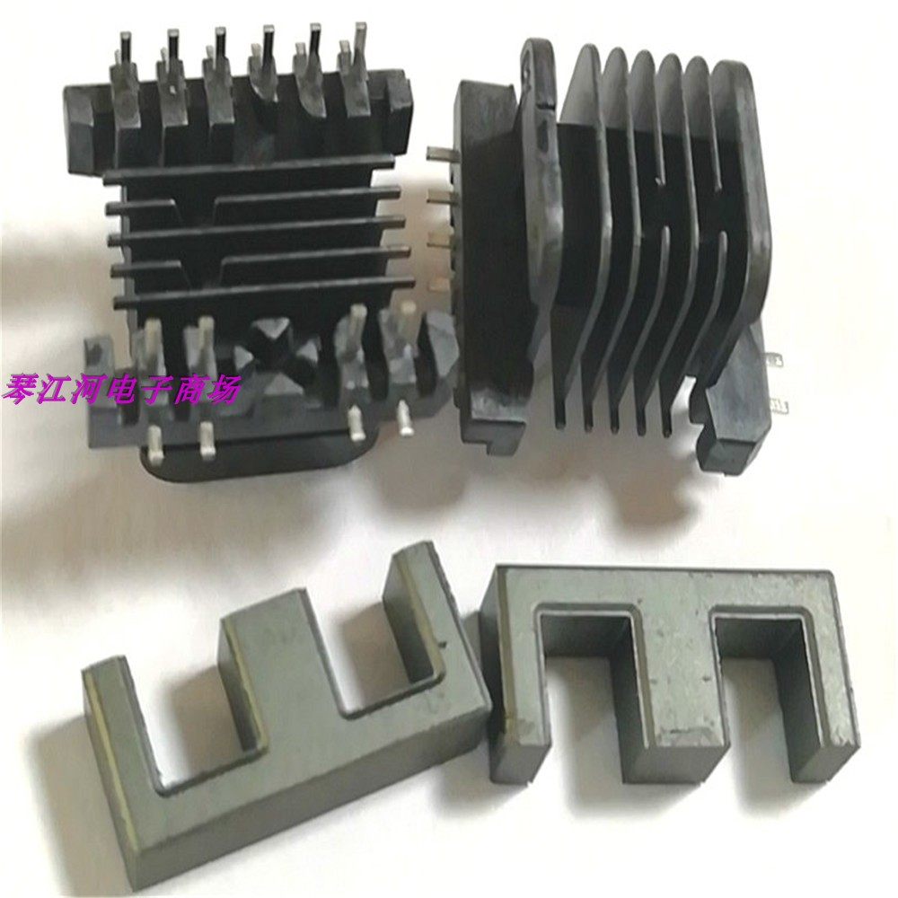 EE19 High Frequency Transformer Multi-slot Skeleton Magnetic Core EE19 Skeleton 6-slot Horizontal 4 6-pin L-pin 10-set Pack