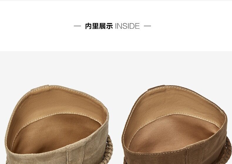 Западные Boots 百思图2025冬季新款时尚复古西部靴堆堆长靴粗跟女高筒靴b9200dg5 BASTO