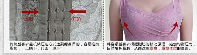 Han Zi Na Mùa xuân và mùa thu Áo lót siêu mỏng Cơ thể phụ nữ không có dấu vết ở hông hông giảm béo corset ngọn áo lót nữ