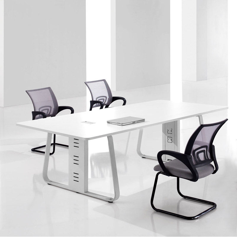 Office conference table small and medium conference desk steel wood conference table combination meeting table disassembly desk