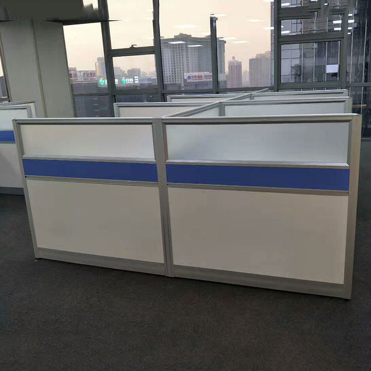 Office furniture desk Combination screen workstation staff table 4 people multi-person corner table screen partition card seat