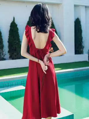 Skirts suitable for seaside photos look thin to go to Thailand to wear Hainan Sanya Yunnan tourist clothes fairy dress