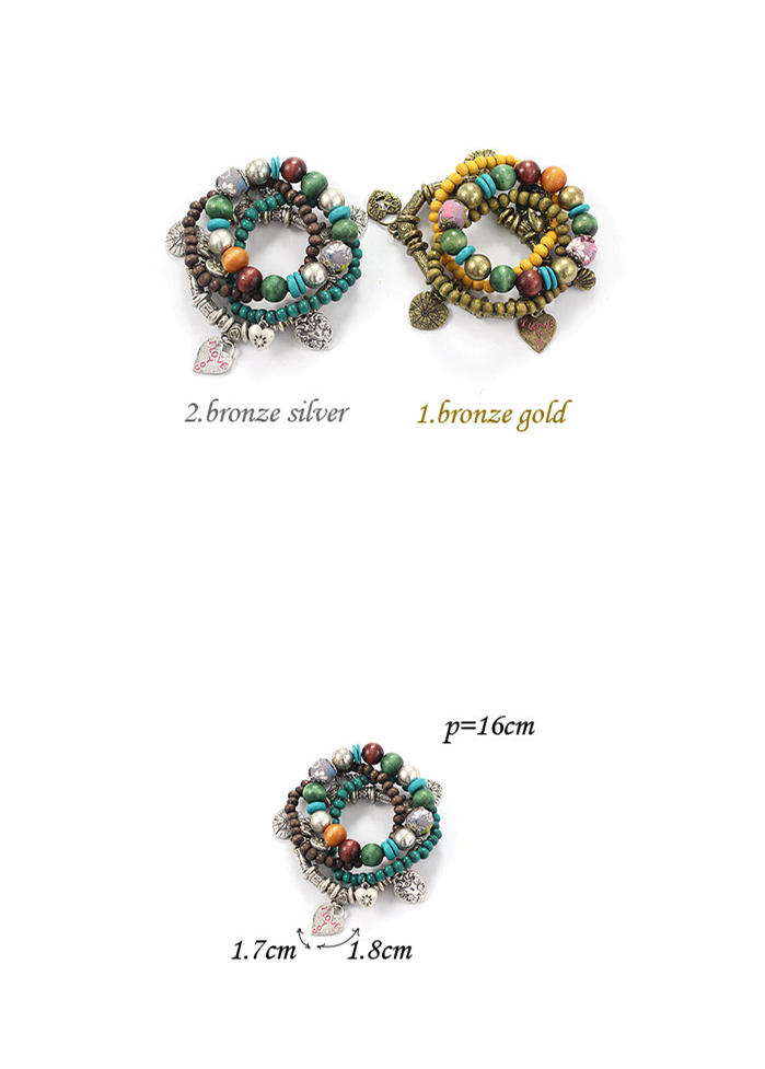 Rêu Miss Handmade Vòng tay cổ Phụ nữ Trang sức cổ điển Phiên bản Hàn Quốc Văn học đơn giản và Nghệ thuật Sen Cục Trang sức gió quốc gia - Vòng đeo tay Cuff vòng gỗ