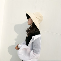 Miss Mosu fishermans hat beach hat childrens summer sun hat basin hat Joker sun hat outdoor sunscreen hat