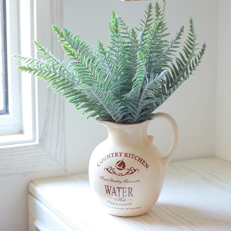 Simulation green plant palm leaf branch ornaments Home decorations Living room hotel dining room decoration shooting props leaves