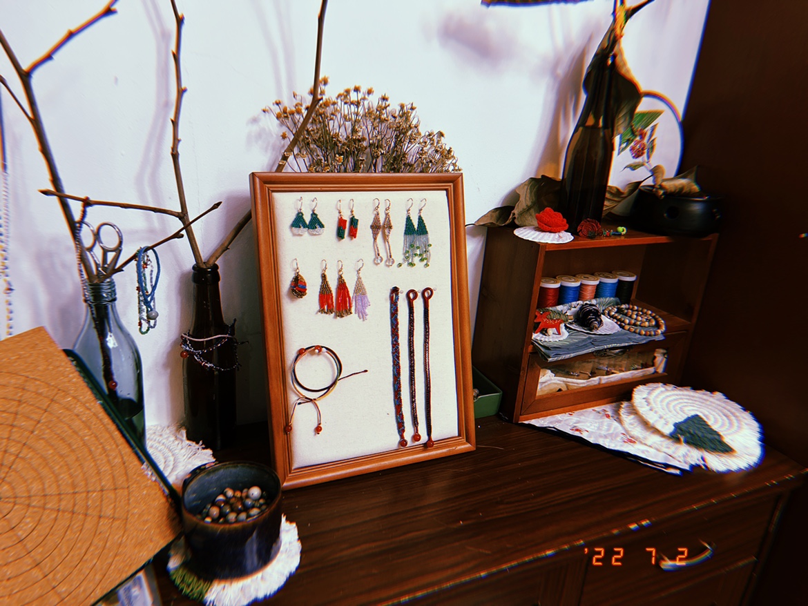 Original handwoven bracelet ear decorated with direct interplay between-Taobao