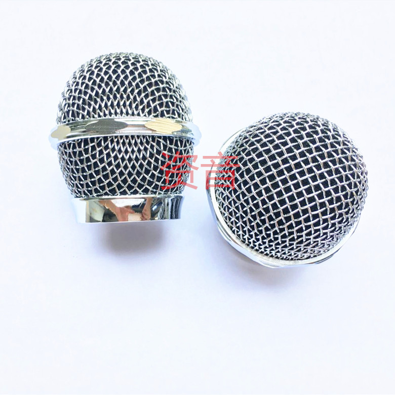Professional KTV cable microphone steel mesh hood microphone mesh head Mumcover microphone head mackhead microphone head