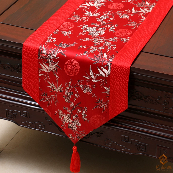 Yibi Xu Trung Quốc thổ cẩm thời trang lễ hội cờ cờ đơn giản mục vụ khăn trải bàn khăn trải bàn cà phê vải phong phú cờ giường