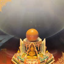 Burmese Buddhist temple is related to Shakyamuni Buddhas bone solid son A 16mm tibetan stupa Gawu box