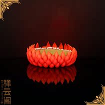 (Red large) stupa pagoda Buddha Hall supplies Lotus table for sturdy children