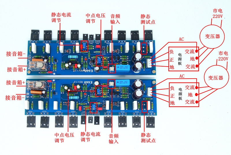 220伏大功率场效应管功放板：音质发烧友的终极选择！🎧🔥