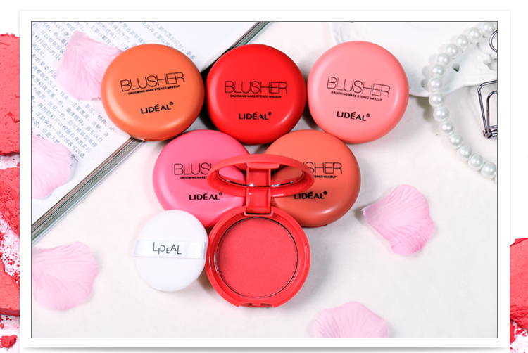 Macarons 漾 silky air cushion blush nude trang điểm công suất sửa chữa cho người mới bắt đầu sun sun Powder phấn nước tự nhiên rouge chính hãng má hồng 3ce rose beige