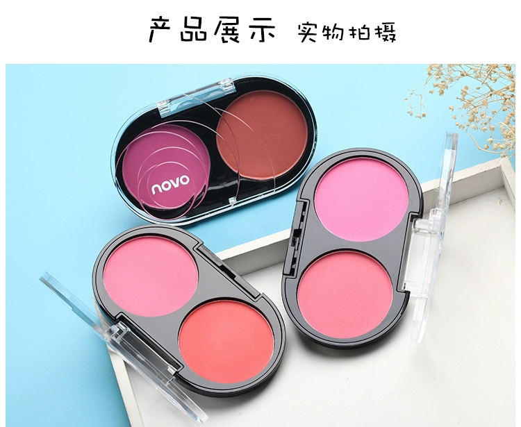 Hai màu nude trang điểm blush rouge sửa đổi mặt có độ bóng cao công suất sửa chữa hồng orange bright skin set trang điểm bột bền ... má hồng dạng kem innisfree