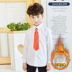 Mùa thu và mùa đông trẻ em màu trắng cộng với áo nhung dài tay dày cộng với đồng phục cotton trường ấm áp áo sơ mi nam hiệu suất quần áo áo trẻ em Áo sơ mi