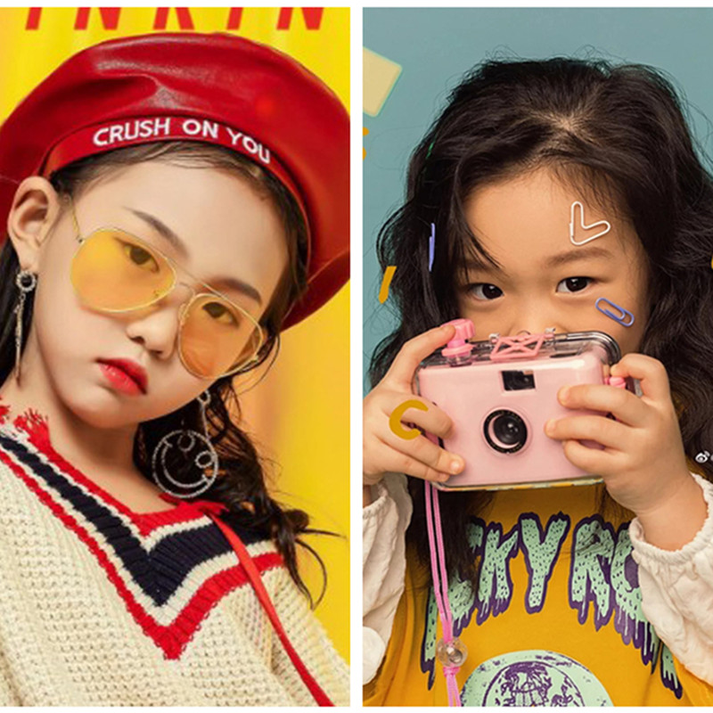 Movie House Children Brigades Filming Movie Props Letter Hat Girl Personality Write Real Themed Hand Grab Camera Street Swatter 