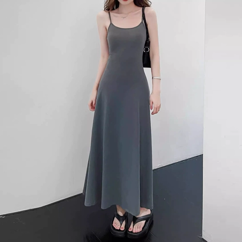 Весенняя летняя длинная юбка, трикотажное трикотажное платье, облегающий крой