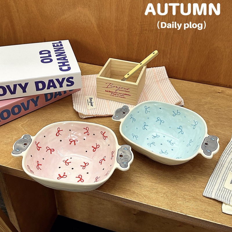 Cream-Style High-Quality Ceramic Tableware Set, Plates and Bowls Combination, Fresh Underglaze Color, Complete Set, Housewarming Gift Box Cream-Style High-Quality Ceramic Tableware Set, Plates and Bowls Combination, Fresh Underglaze Color, Complete Set, Housewarming Gift Box