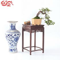 Chicken Wings Wood Small Flowers A Few Table Face Type Flower Shelf Bonsai Frame Base Real Wood Carved Handicraft Ornament Swing wood Toy