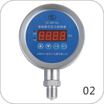 SC-DBY100 digital electric contact pressure gauge All stainless steel shape intelligent digital pressure controller