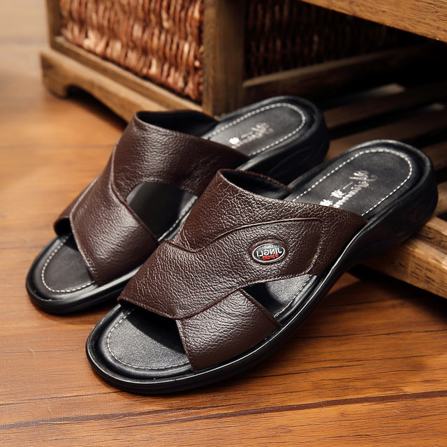 summer sandals ຫນັງຂະຫນາດໃຫຍ່ພິເສດຂອງຜູ້ຊາຍ 45 ບວກ 46 ບວກໄຂມັນ 4748 ເກີບຫນັງຊັ້ນນອກສໍາລັບຜູ້ຊາຍຫາດຊາຍແບບສະບາຍ