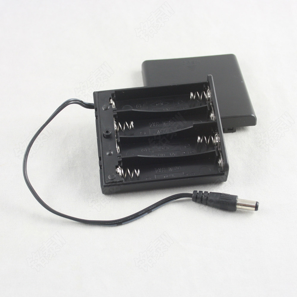 5 Number 4 Festival with lid with switch dc head 2 1*5 5 V Four sections aa Battery cartridge lid 6V 