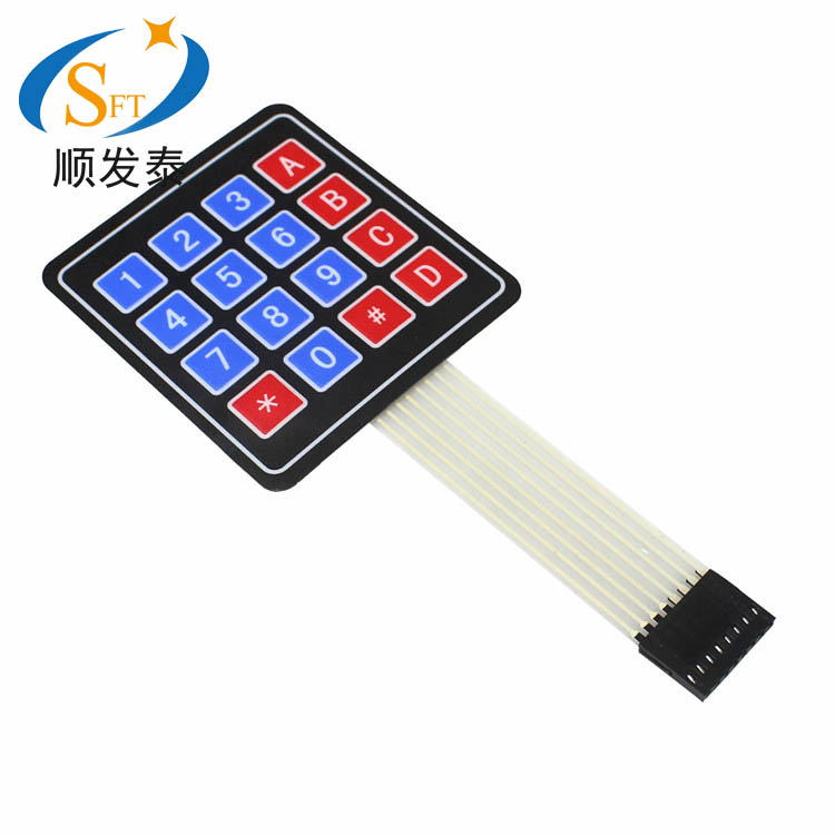  Megacity 4 * 4 Matrix Keyboard Single wafer Outer enlarge Keyboard Film Keyboard