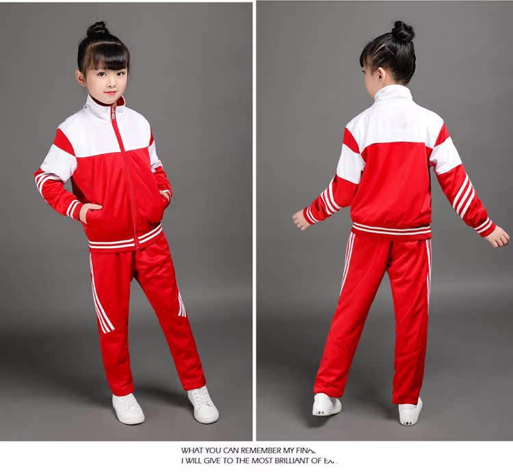 Dịch vụ làm vườn mẫu giáo mùa xuân và mùa thu trường tiểu học đồng phục trường trung học thể thao phù hợp với mùa thu mới cho trẻ em lớp dịch vụ tùy chỉnh váy đầm trẻ em 13 tuổi