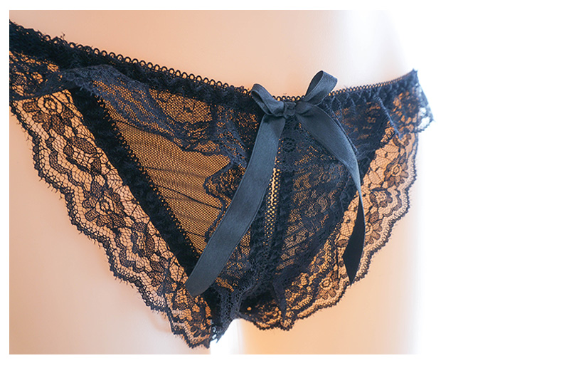 Quần lót ren Bà Quần lót gợi cảm Mở áo thun Cám dỗ Phối cảnh trong suốt Sexy Women Thong quần lót thêu siêu mỏng