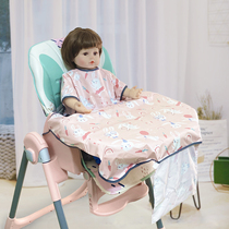 Universal baby dining chair one-piece clothing childrens anti-dressing eating artifact BLW self-eating waterproof and anti-dirty