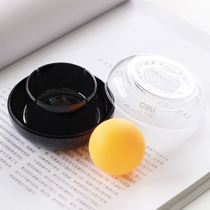 Deli money-counting wet hand device with cover financial special counting cylinder counting money counting money sponge cylinder water-dipping box