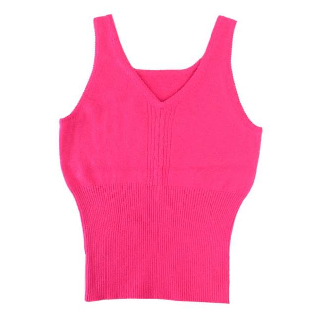 Wool Camisole Cashmere Vest Women's Pure Cashmere Winter Inner Warm Bottoming Inner Wool Knitted Short Sleeveless