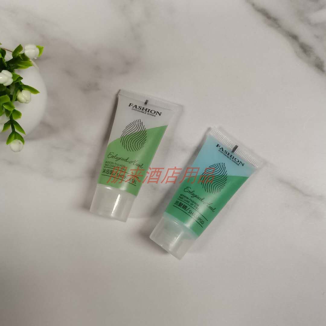 Hotel guest room disposable supplies soft film bag toothbrush toothpaste toothpaste comb soap shampoo bath