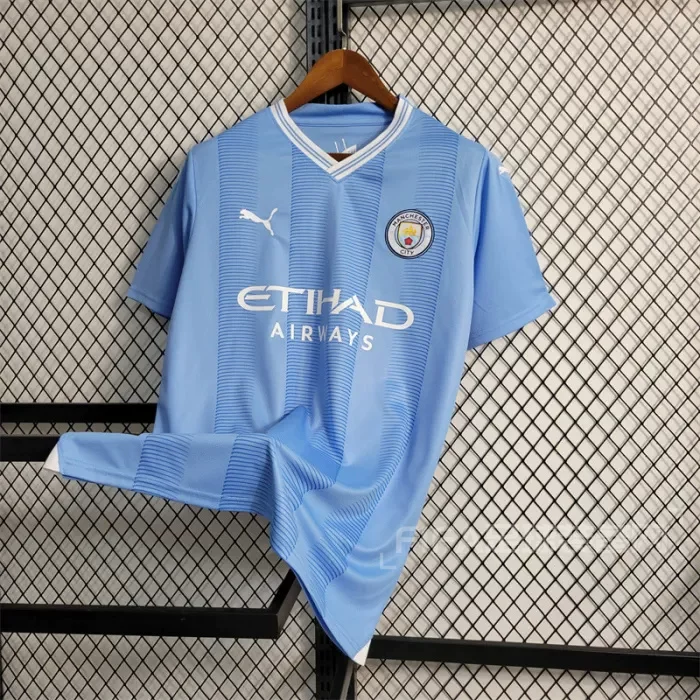 23-24 сезон Manchester City майка Деблайн домашняя Харланд фанатская версия Grallish детский набор