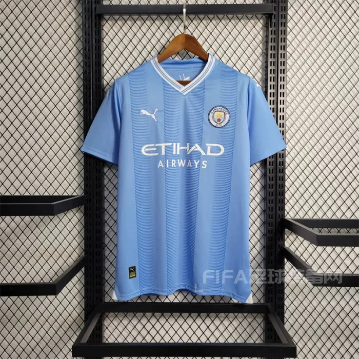 23-24 сезон Manchester City майка Деблайн домашняя Харланд фанатская версия Grallish детский набор
