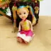 1:12 Barbie búp bê giường đôi DIY phụ kiện đồ chơi nhỏ loli ký túc xá nhà ngọt ngào đồ nội thất nhà đồ chơi cho con gái Búp bê / Phụ kiện