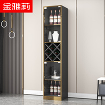 Light luxury wine Cabinet sideboard living room display cabinet modern simple wall locker glass door combination wine cabinet