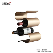 Modern simple living room wine rack decoration home decoration wine rack creative stainless steel wine cabinet decoration