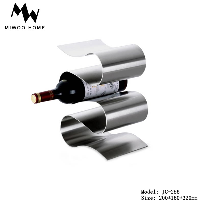 Modern Minimalist Living Room Red Wine Rack Swing home Decorative Wine Shelf Creative Stainless Steel Wine Cabinet Furnishing