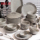 Набор посуды RAELIE household 2024 new light luxury high-end sense of beauty для новоселья, керамическая посуда, столовые приборы и палочки для еды mini 1