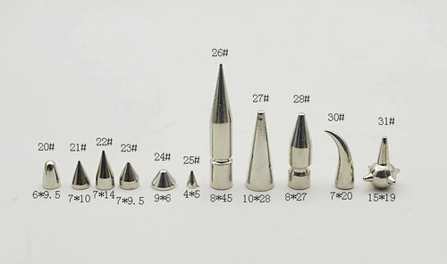 Металлическая пуля с аксессуарами, в стиле панк, DIY