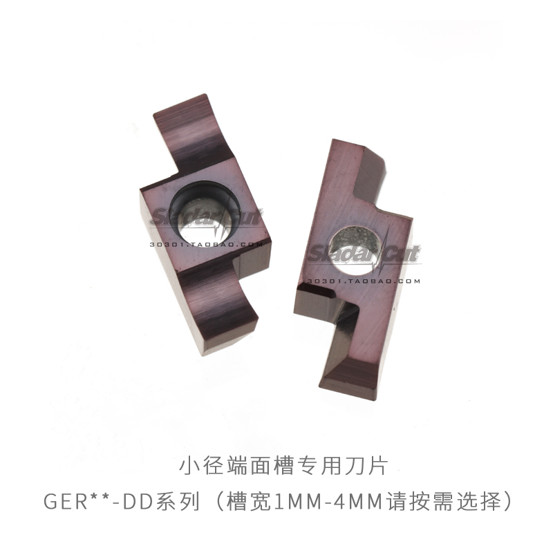 Small diameter end face groove knife GER100 150 200 250 300 400-DD DM DMC for PM125 GEL