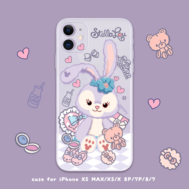 Cartoon Apple 11 12promax mobile phone case iPhonexsmax silicone xr edge soft shell 7plus 8p
