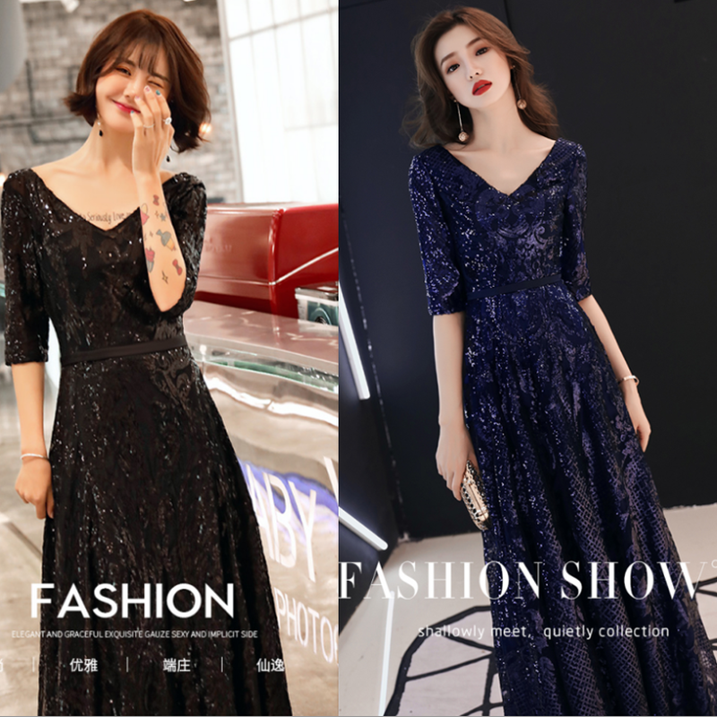 Elite evening dress, plus size, bright catchy style, fitted, 2020