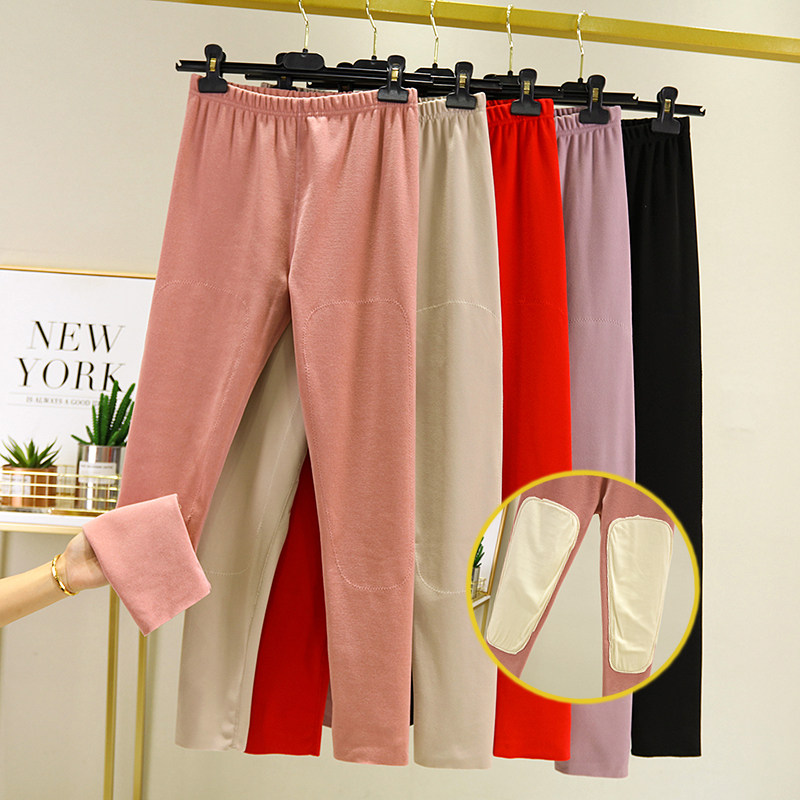 German velvet warm pants women's underwear silk plus velvet thick sanitary pants cationic fever autumn and winter patch pants