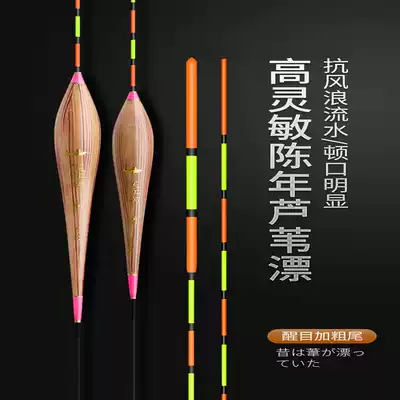 The new Xiangyun reed float eats lead, big things, black pit drift, three eyes plus extensive large tail, vertical hard tail, short-sightedness drift