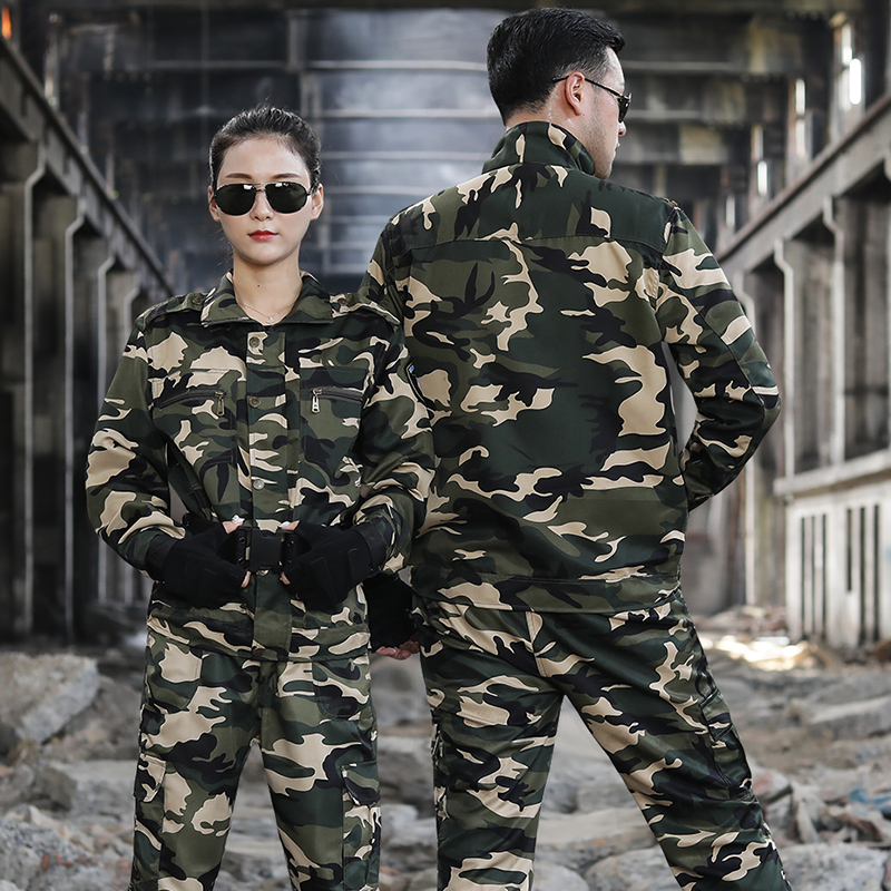 Autumn Winter New Camouflay Suit Men's Outdoor Expansion Military Training Wear and wear Wear Wear and Wear Thick-to-Combat Army Meme