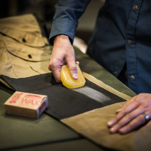 Восковой водонепроницаемый зеленый блок Kanken Arctic Fox рюкзак Специальная очистка и обслуживание уход за боль