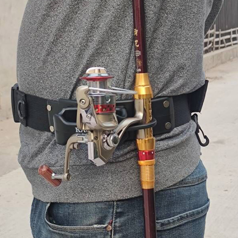 Portable Sea Fishing Rod Holder Portable Rod Inserter Luya Fishing Rod Holder Belt Rocky Fishing Rod Seat Belly Fishing Equipment