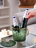 Легкий роскошный дом с ведущим холодным горшкам сетка красное напиток ведро ведро ведор с холодильником холодная вода.