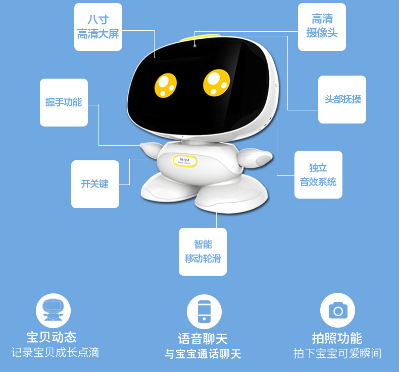 鲁奇亚 x8 trẻ em đối thoại thông minh kèm theo robot đồ chơi video giáo dục sớm máy wifi màn hình cảm ứng máy học điện thoại đồ chơi
